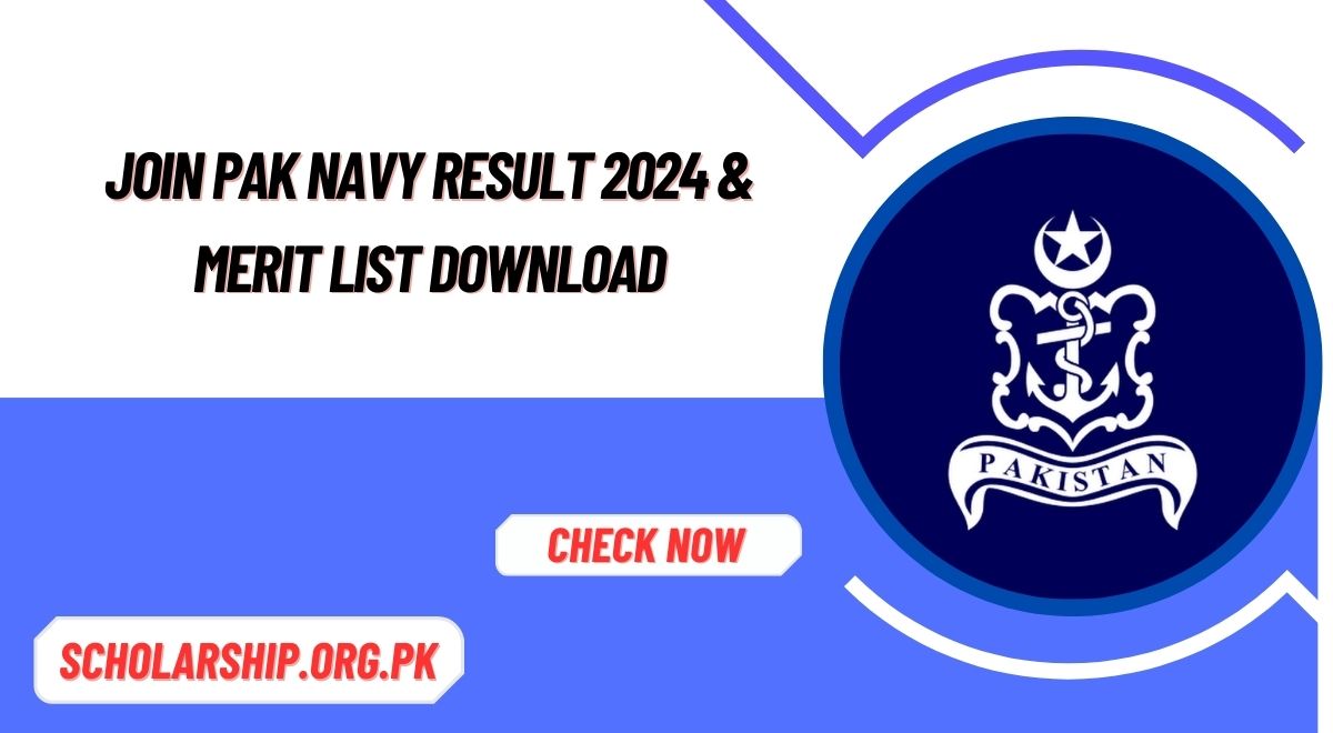 Join Pak Navy Result 2024 & Merit List Download