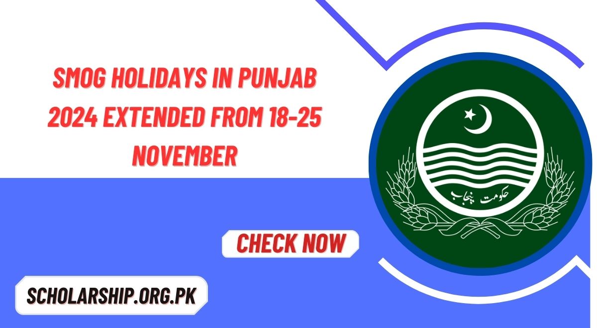 Smog Holidays in Punjab 2024 Extended From 18-25 November